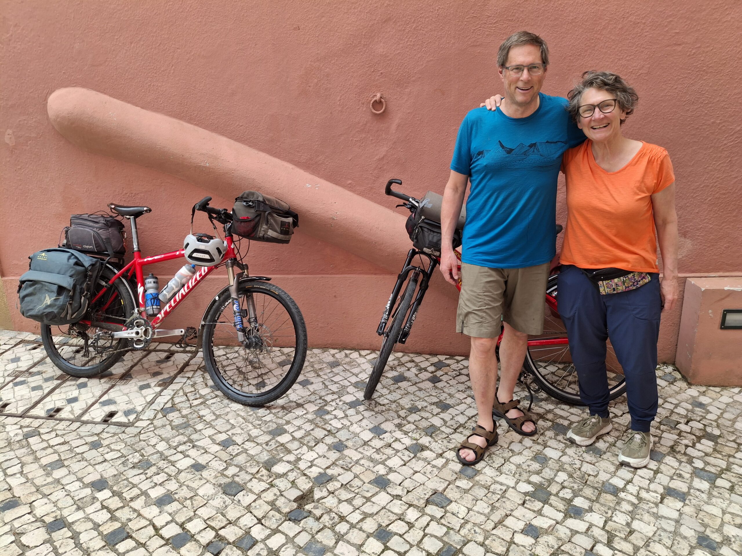 April 20 & 21, 2026 – A day in Lisbon, Reunited and first day cycling